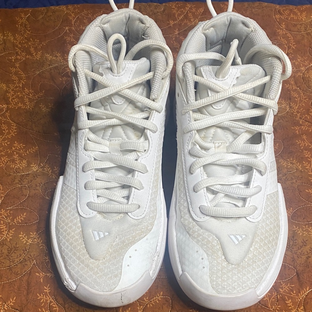 Adidas Exhibit Select 2 Basketball Shoes Women’s White High-Top Sneakers